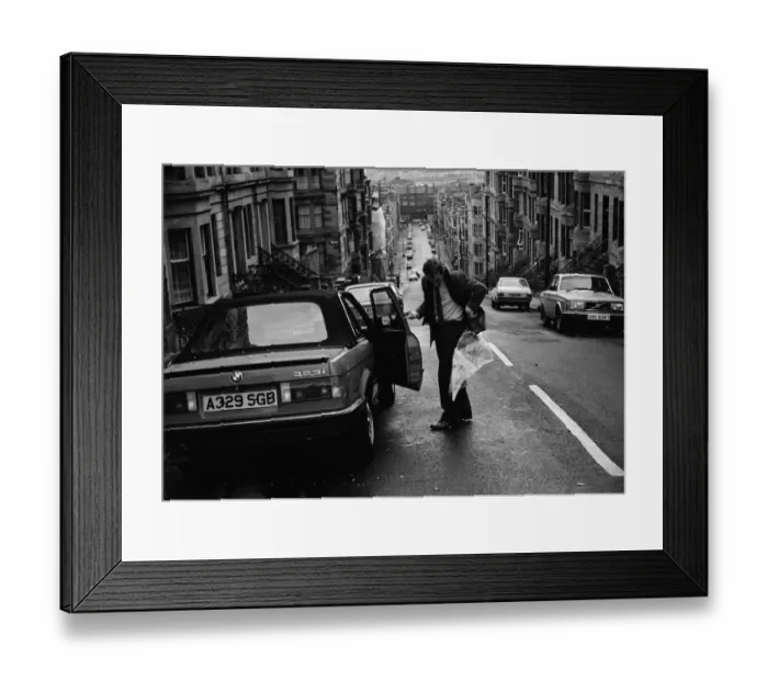 Framed Print : com1984 bw neg 021