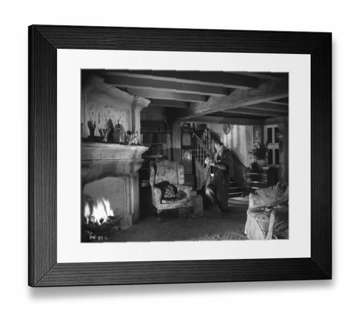 Framed Print : deo1945 bw neg 067