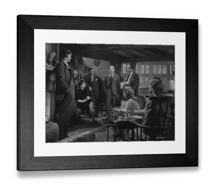Framed Print : deo1945 bw neg 073