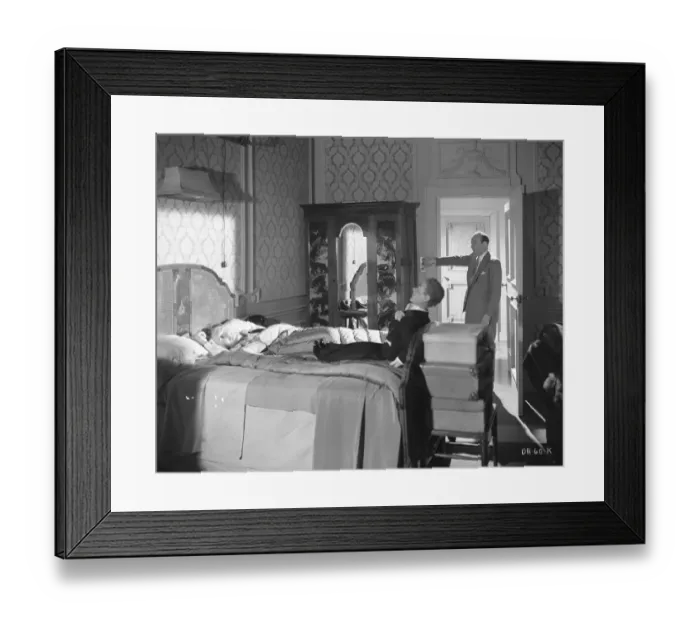 Framed Print : deo1945 bw neg 076