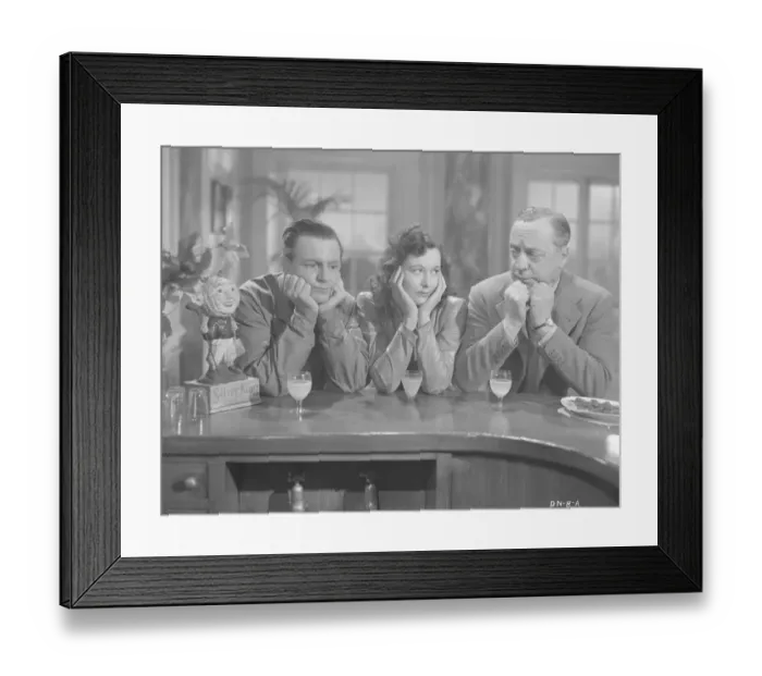 Framed Print : deo1945 bw neg 088