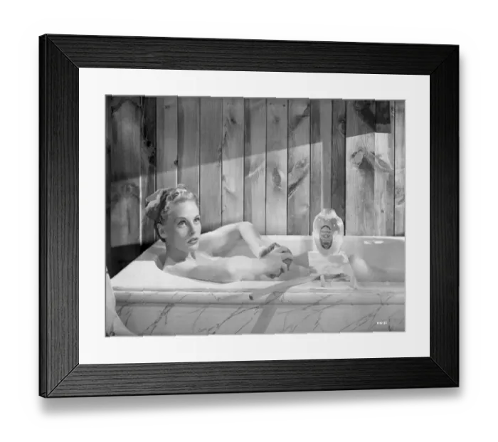 Framed Print : hal1944 bw neg 001 Framed Print : hal1944 bw neg 001