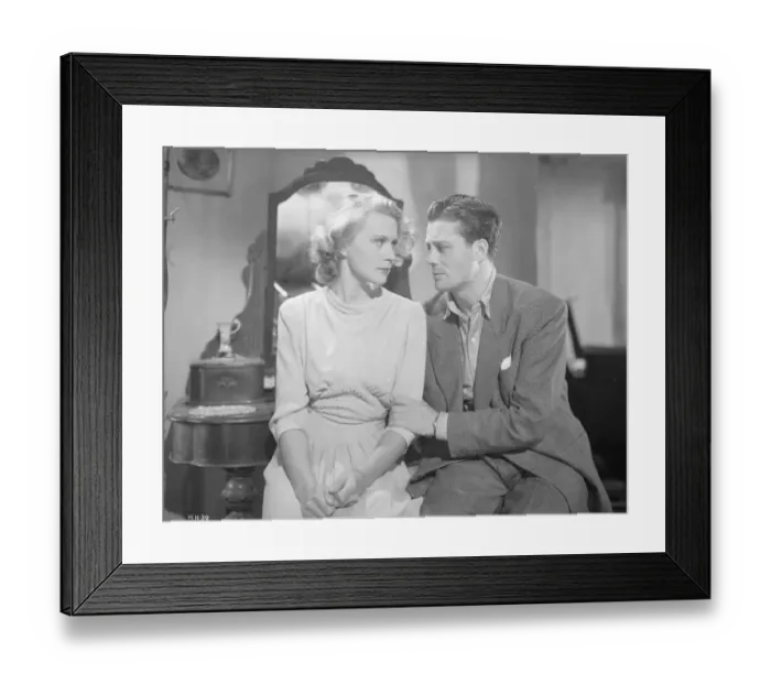 Framed Print : hal1944 bw neg 009