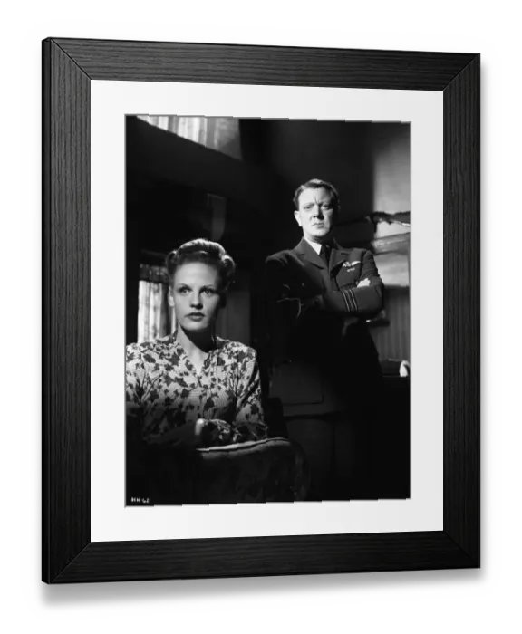 Framed Print : hal1944 bw neg 018