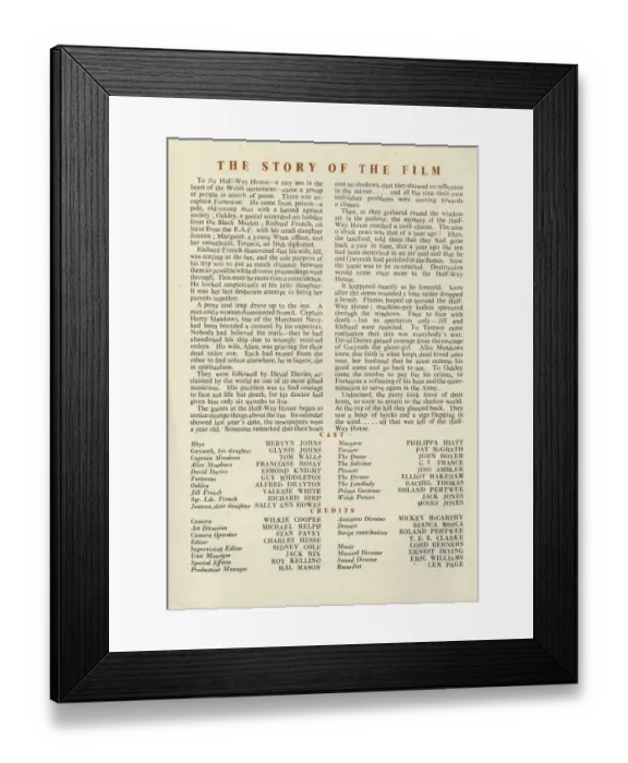 Framed Print : hal1944 co pbk 002
