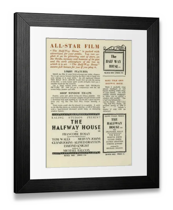 Framed Print : hal1944 co pbk 003