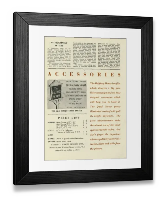 Framed Print : hal1944 co pbk 007