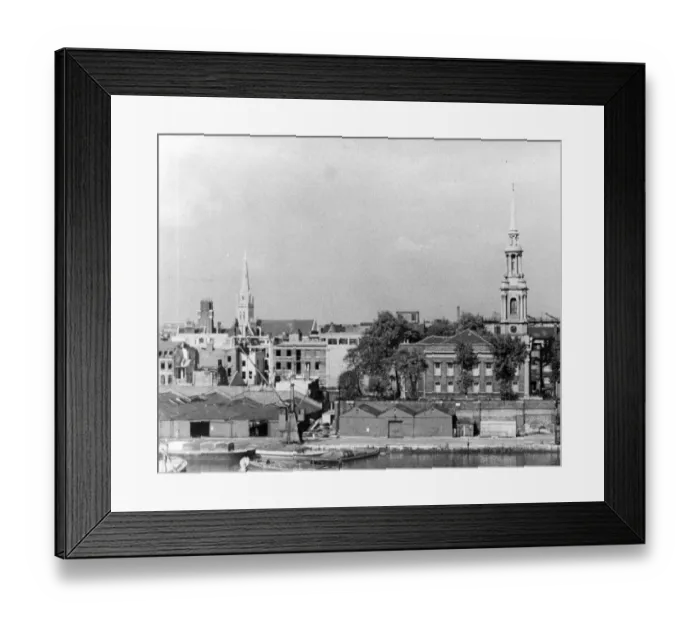 Framed Print : hue1947 bw neg 005 Framed Print : hue1947 bw neg 005