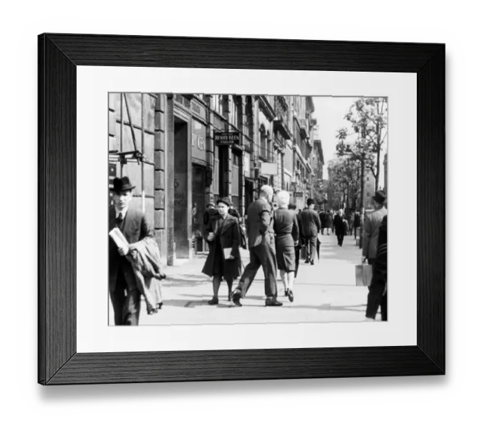 Framed Print : hue1947 bw neg 007 Framed Print : hue1947 bw neg 007