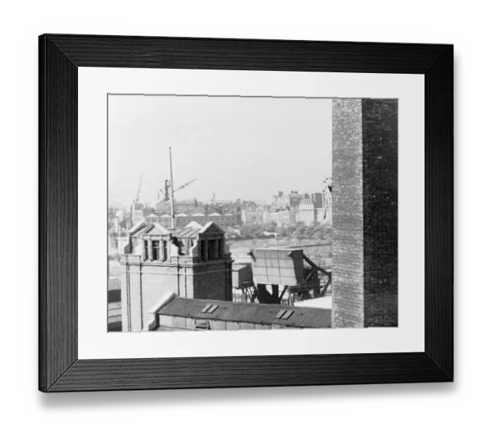 Framed Print : hue1947 bw neg 011 Framed Print : hue1947 bw neg 011