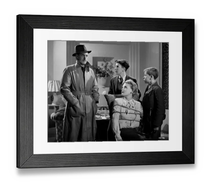 Framed Print : hue1947 bw neg 040 Framed Print : hue1947 bw neg 040