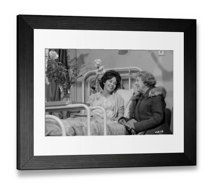 Framed Print : lsh1962 bw neg 003