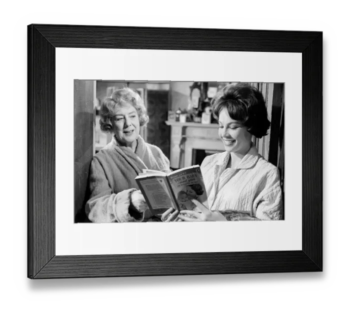 Framed Print : lsh1962 bw neg 005