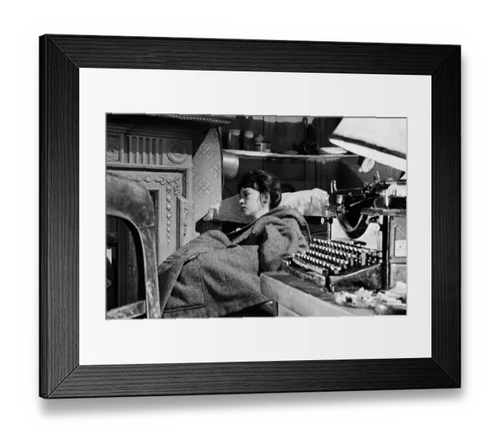 Framed Print : lsh1962 bw neg 009 Framed Print : lsh1962 bw neg 009