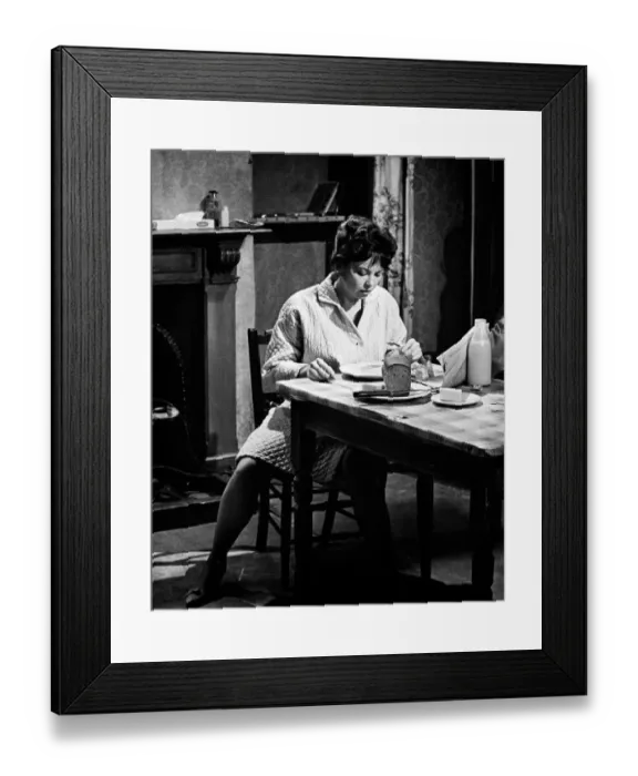Framed Print : lsh1962 bw neg 048