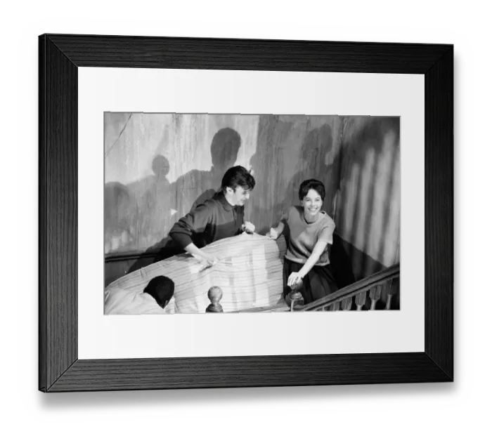 Framed Print : lsh1962 bw neg 055 Framed Print : lsh1962 bw neg 055