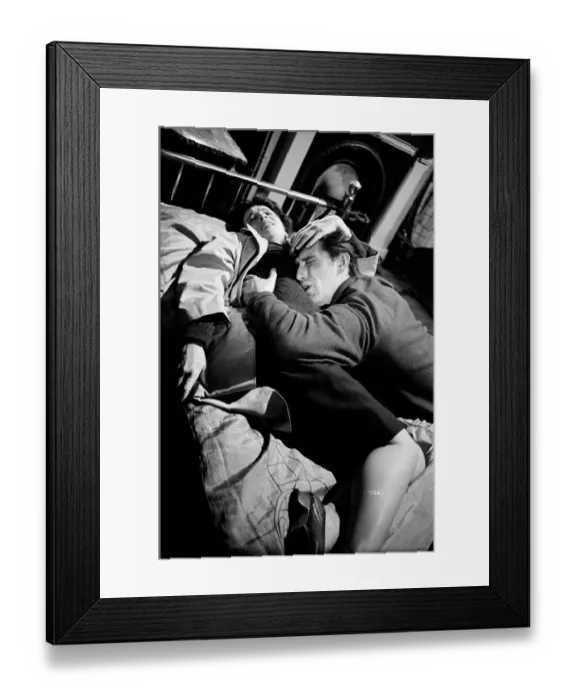 Framed Print : lsh1962 bw neg 083