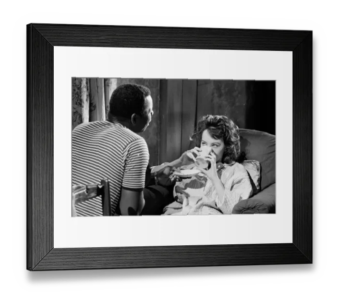 Framed Print : lsh1962 bw neg 105