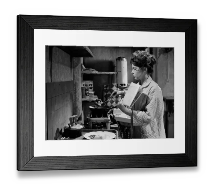 Framed Print : lsh1962 bw neg 134