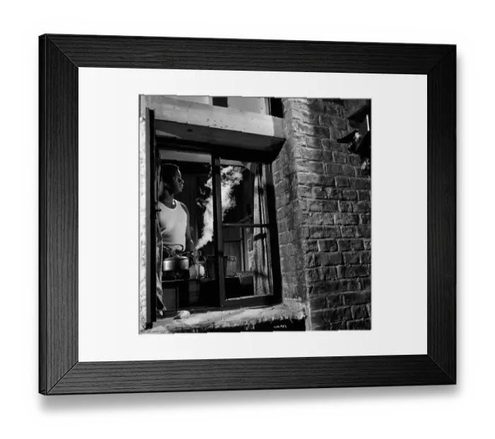 Framed Print : lsh1962 bw neg 177