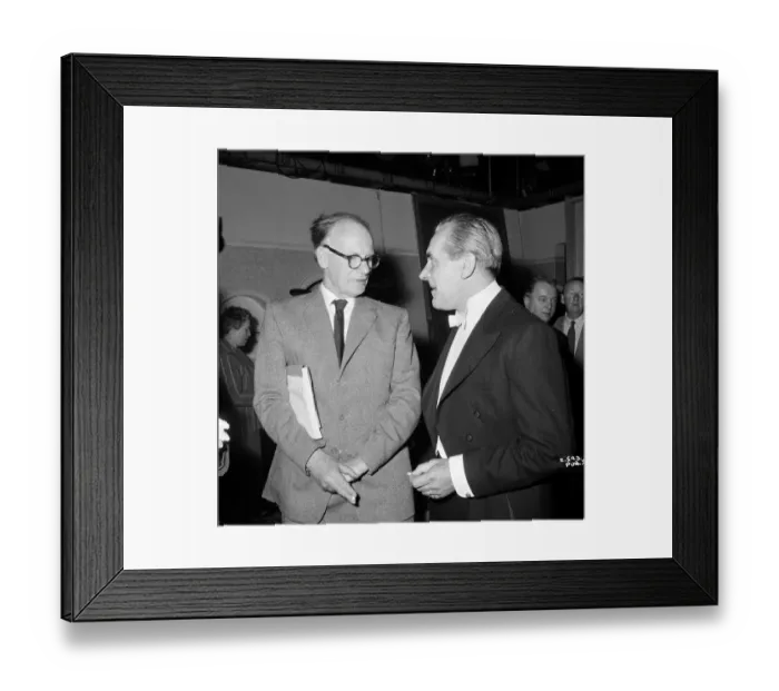 Framed Print : sch1960 bw neg pub 003 Framed Print : sch1960 bw neg pub 003