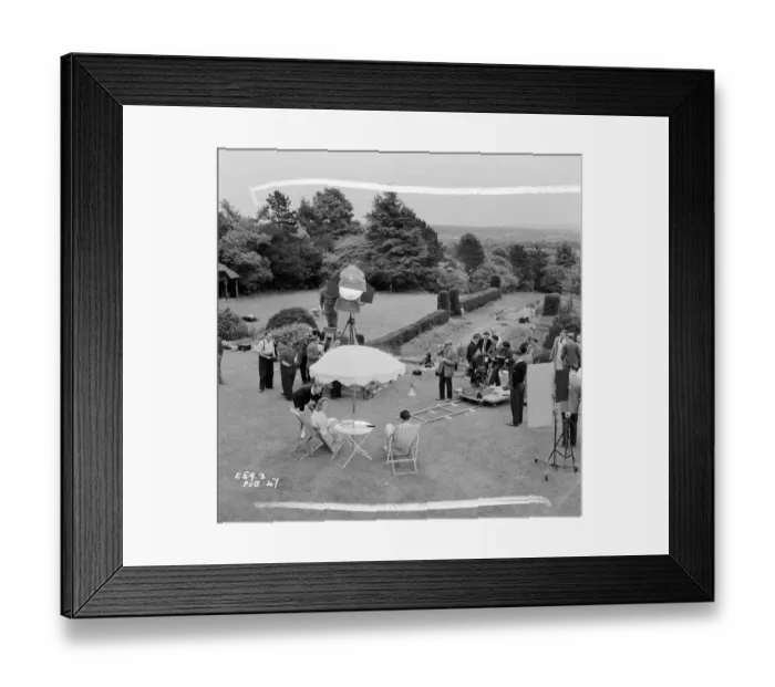 Framed Print : sch1960 bw neg pub 047