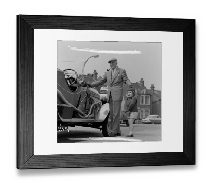 Framed Print : sch1960 bw neg pub 049