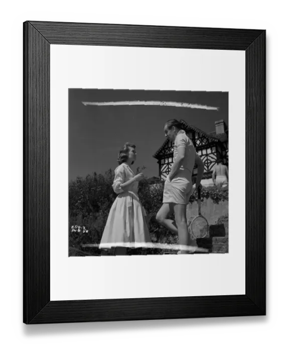 Framed Print : sch1960 bw neg pub 050