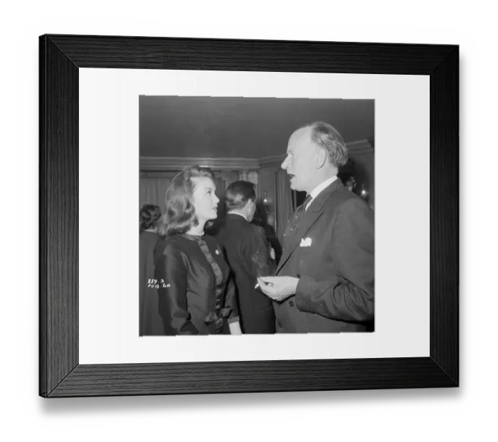 Framed Print : sch1960 bw neg pub 060