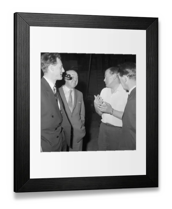 Framed Print : sch1960 bw neg str 042