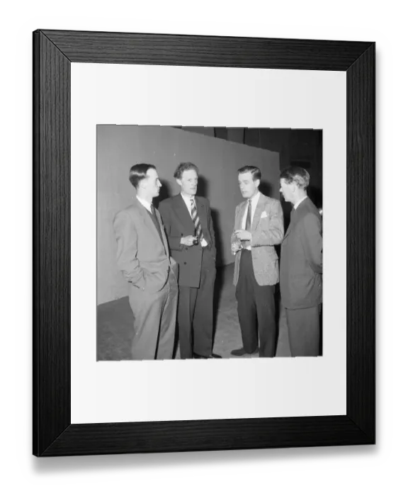Framed Print : sch1960 bw neg str 043