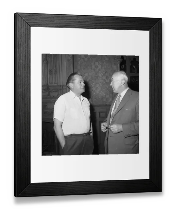 Framed Print : sch1960 bw neg str 045