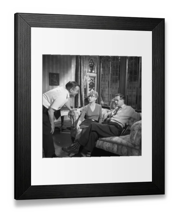 Framed Print : sch1960 bw neg str 046
