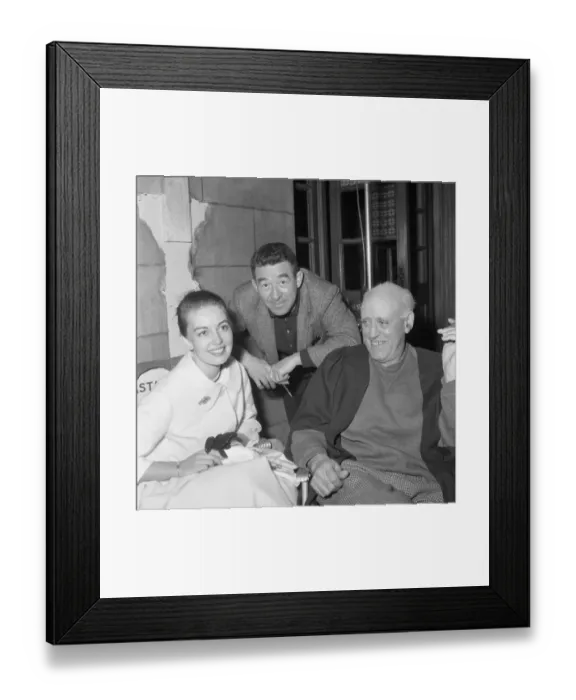 Framed Print : sch1960 bw neg str 049