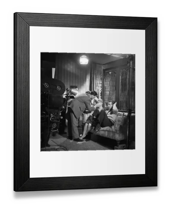 Framed Print : sch1960 bw neg str 050