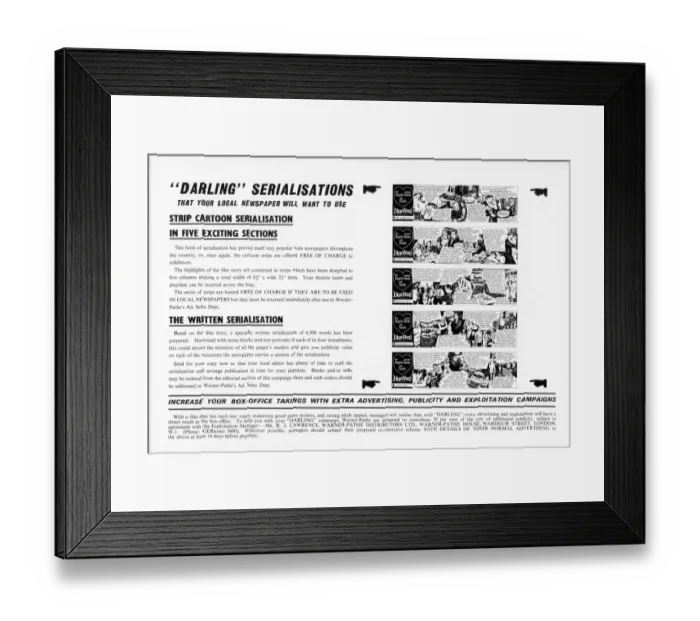 Framed Print : dar1965 bw pbk 006