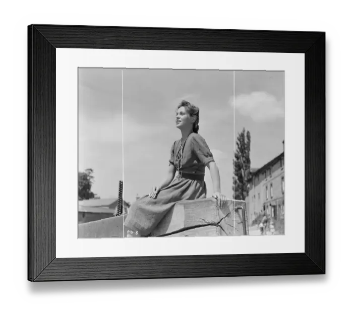 Framed Print : pai1945 bw neg 004 Framed Print : pai1945 bw neg 004
