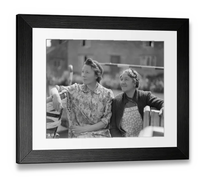 Framed Print : pai1945 bw neg 008