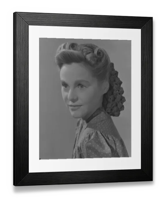 Framed Print : pai1945 bw neg 021 Framed Print : pai1945 bw neg 021