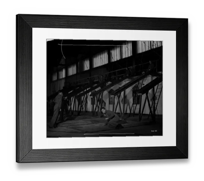 Framed Print : aga1948 bw neg 056