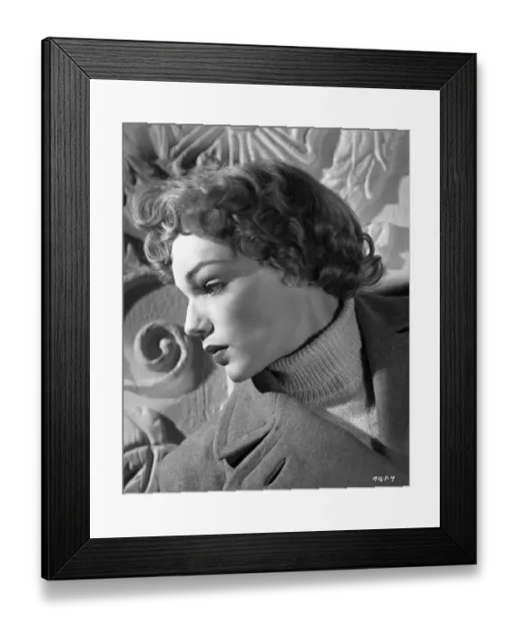 Framed Print : aga1948 bw neg 342