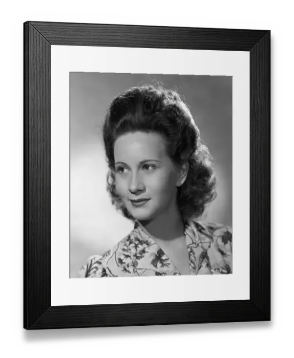 Framed Print : aga1948 bw neg 347