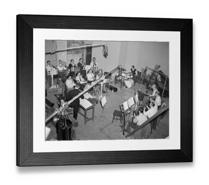 Framed Print : dan1950 bw neg pub 002