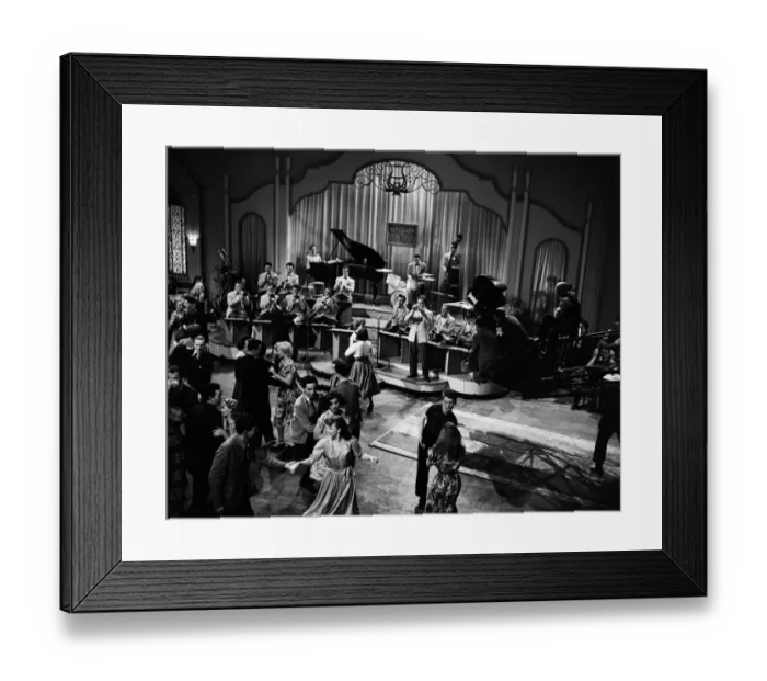 Framed Print : dan1950 bw neg pub 036