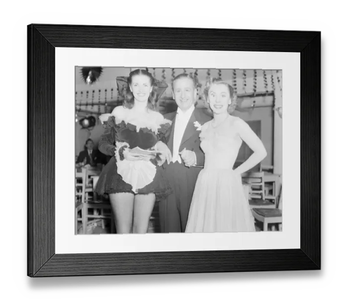 Framed Print : dan1950 bw neg pub 052
