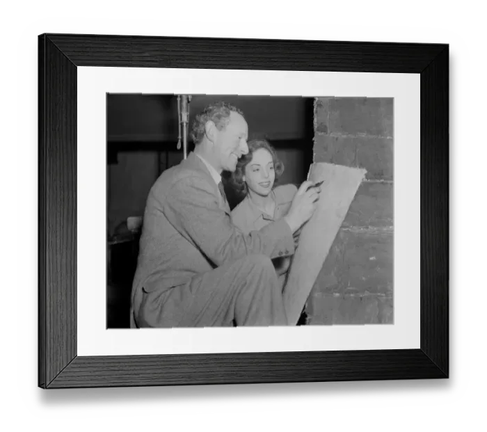 Framed Print : dan1950 bw neg pub 056 Framed Print : dan1950 bw neg pub 056