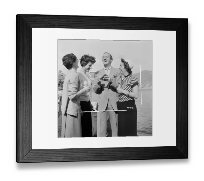 Framed Print : lol1954 bw neg pub 016 Framed Print : lol1954 bw neg pub 016