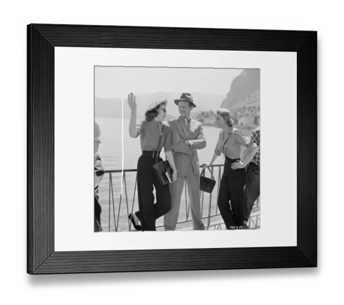 Framed Print : lol1954 bw neg pub 019