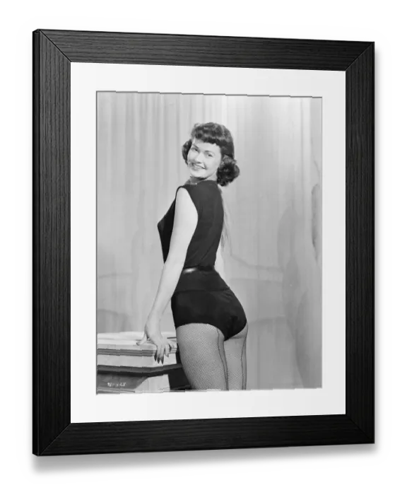 Framed Print : lol1954 bw neg pub 025 Framed Print : lol1954 bw neg pub 025