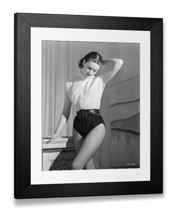 Framed Print : lol1954 bw neg pub 028 Framed Print : lol1954 bw neg pub 028